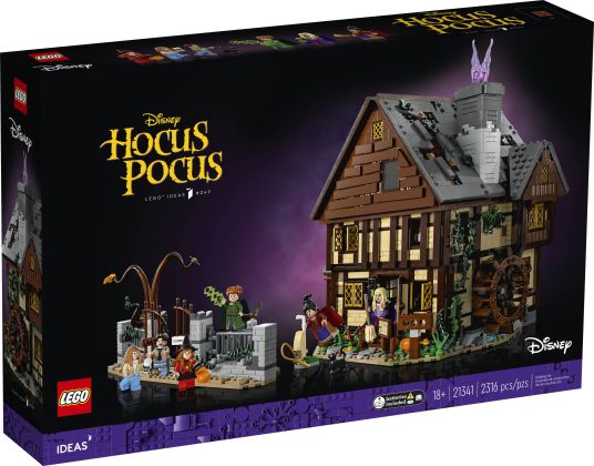 LEGO Ideas 21341 Hocus Pocus Disney : le manoir des sœurs Sanderson