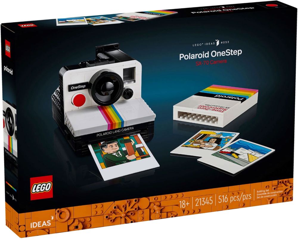 LEGO Ideas 21345 pas cher, Appareil Photo Polaroid OneStep SX-70