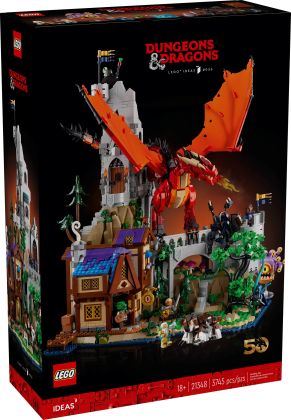 LEGO Ideas 21348 Dungeons & Dragons : l’histoire du dragon rouge