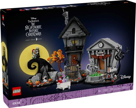 LEGO Ideas 21351 L'Étrange Noël de Monsieur Jack - Disney Tim Burton 