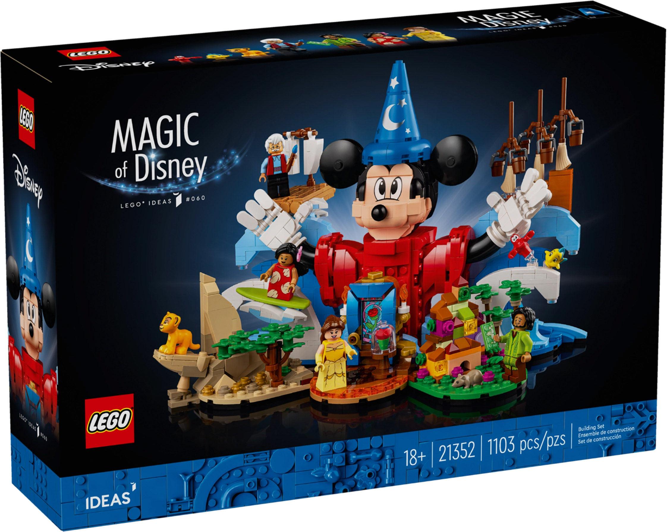 LEGO Ideas 21352 pas cher, La magie Disney