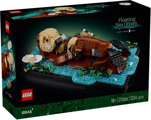 LEGO Ideas 21366 Les loutres câlines