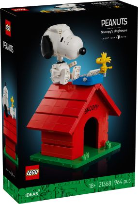 LEGO Ideas 21368 Peanuts : la niche de Snoopy