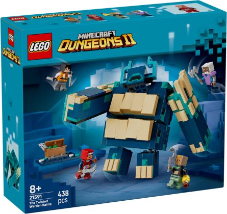 LEGO Minecraft 21591 Le combat du Warden déformé