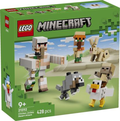 LEGO Minecraft 21592 Chicken Jockey Desert Attack