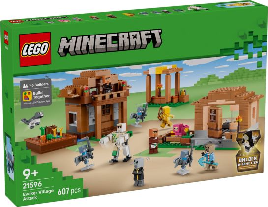LEGO Minecraft 21596 L'Évocateur à l'attaque du village