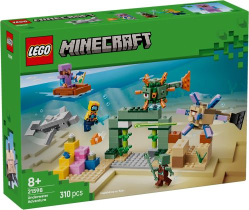 LEGO Minecraft 21598 L’aventure sous-marine
