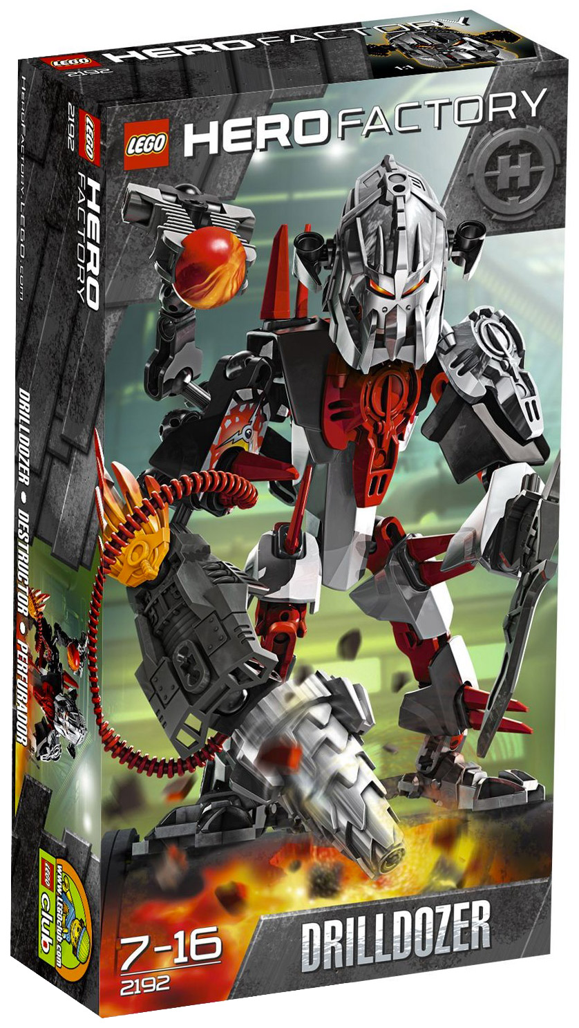 LEGO Hero Factory 2192 pas cher, Drilldozer