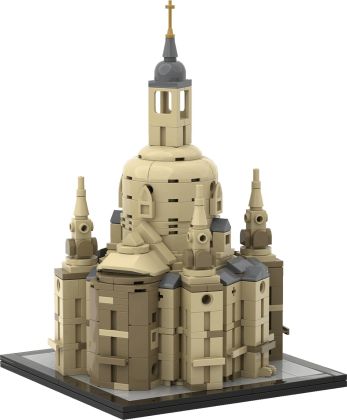 Brixies Monuments 222-032 Église Notre-Dame Dresde (petit modèle)