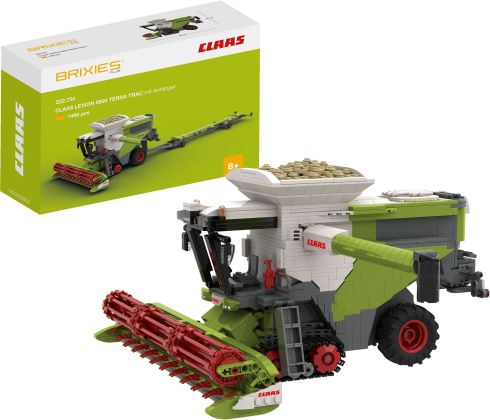 Brixies Agriculture 222-734 CLAAS LEXION 8900 TERRA TRAC incl. trailer