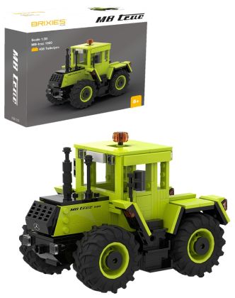 Brixies Agriculture 222-837 MB-Trac 1500 – Échelle 1:30 citron vert et noir