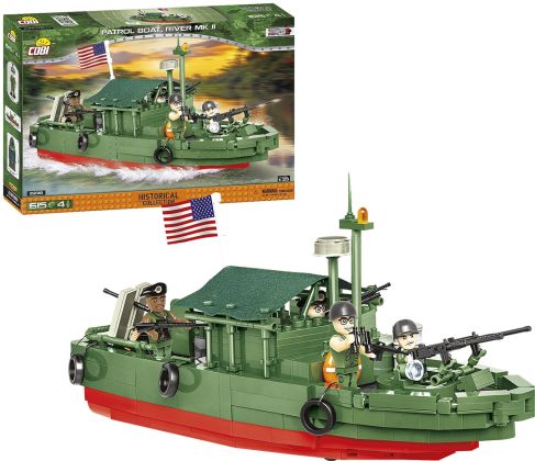 COBI Collection Historique (Historical Collection) 2238 Patrol Boat River Mk II