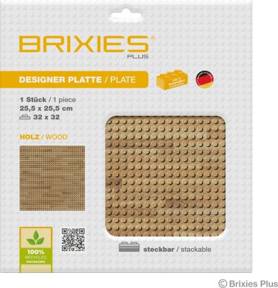 Brixies Plaques 225-002 Plaque de sol bois 32 x 32