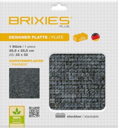 Brixies Plaques 225-003 Plaque de sol Pavé 32 x 32
