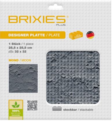 Brixies Plaques 225-004 Plaque de sol Lune 32 x 32