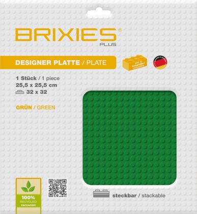 Brixies Plaques 225-008 Plaque de sol verte 32 x 32