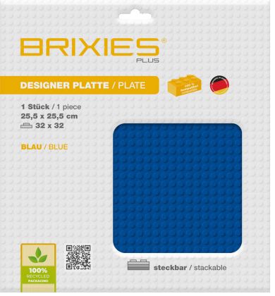 Brixies Plaques 225-009 Plaque de sol bleue 32 x 32