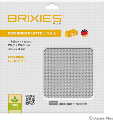 Brixies Plaques 225-010 Plaque de sol gris clair 32 x 32