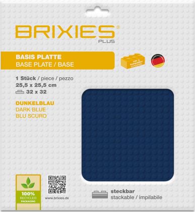 Brixies Plaques 225-026 Plaque de sol bleu foncé 32 x 32
