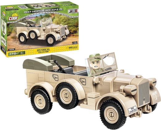COBI Collection Historique (Historical Collection) 2256 1937 Horch 901 kfz.15