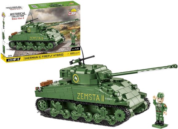 COBI Collection Historique (Historical Collection) 2276 Sherman IC Firefly Hybrid