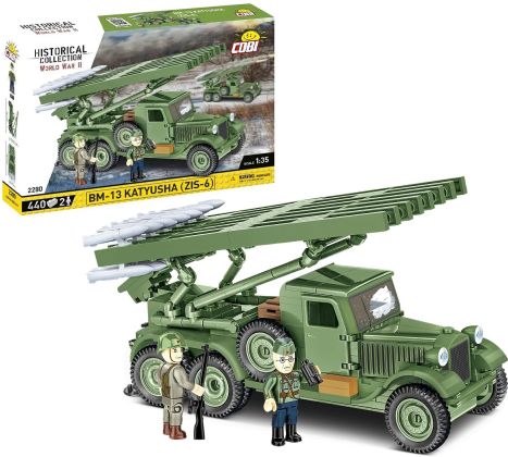 COBI Collection Historique (Historical Collection) 2280 BM-13 Katyusha (ZIS-6)