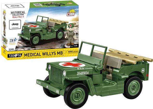 COBI Collection Historique (Historical Collection) 2295 Medical WILLYS MB JEEP