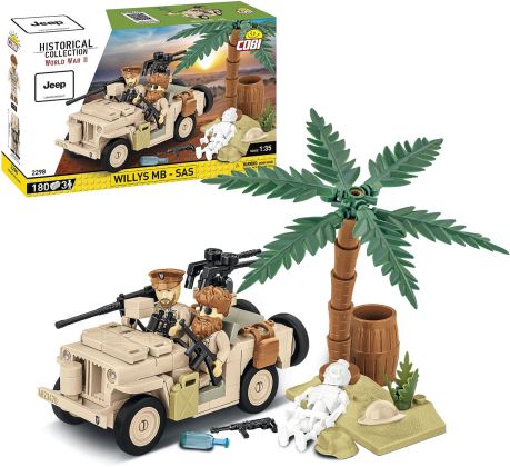 COBI Collection Historique (Historical Collection) 2298 Willys MB-SAS