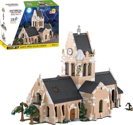 COBI Collection Historique (Historical Collection) 2299 Église de Sainte-Mère-Église
