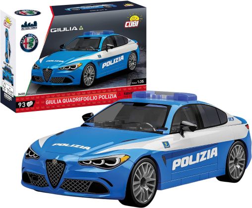 COBI Action Town 24606 Giulia Quadrifoglio Polizia
