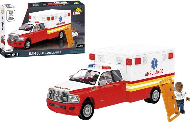 COBI Action Town 24609 RAM 3500 - Ambulance