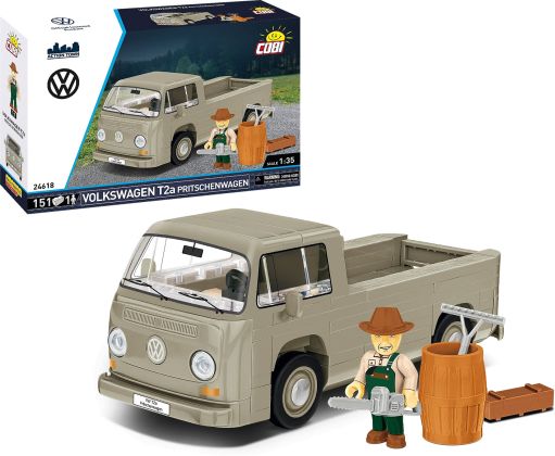 COBI Action Town 24618 VOLKSWAGEN T2a camion à plateau