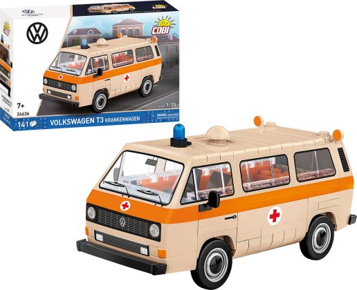COBI Action Town 24636 Volkswagen T3 Krankenwagen