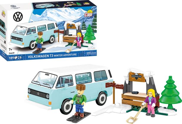 COBI Action Town 24639 Volkswagen T3 Winter Adventure