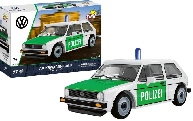 COBI Action Town 24642 Volkswagen Golf (1974) Polizei