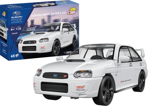 COBI Action Town 24649 Subaru Impreza WRX STI (Blanche)