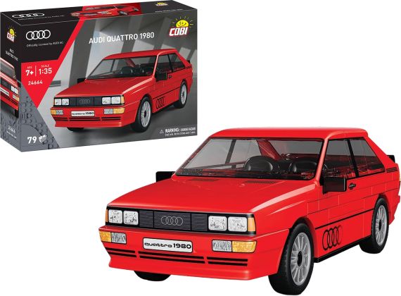 COBI Action Town 24664 Audi quattro 1980 (Rouge)