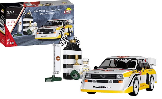 COBI Action Town 24668 Audi Sport quattro S1 E2 Rally Legend (1985)