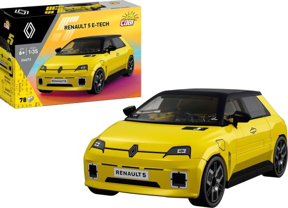 COBI Action Town 24673 Renault 5 E-Tech (Jaune)