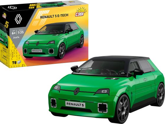 COBI Action Town 24674 Renault 5 E-Tech (Verte)