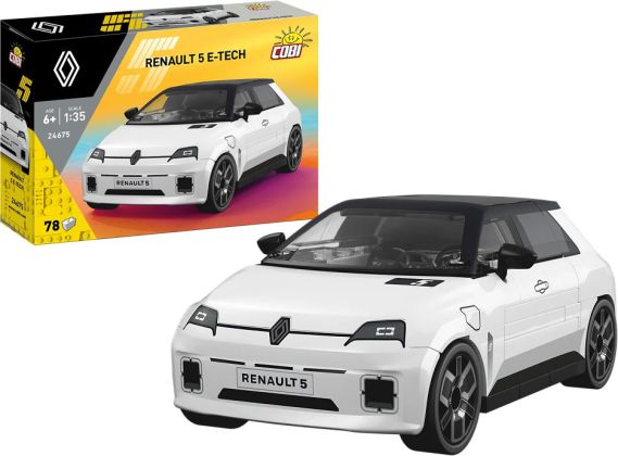 COBI Action Town 24675 Renault 5 E-Tech (Blanche)