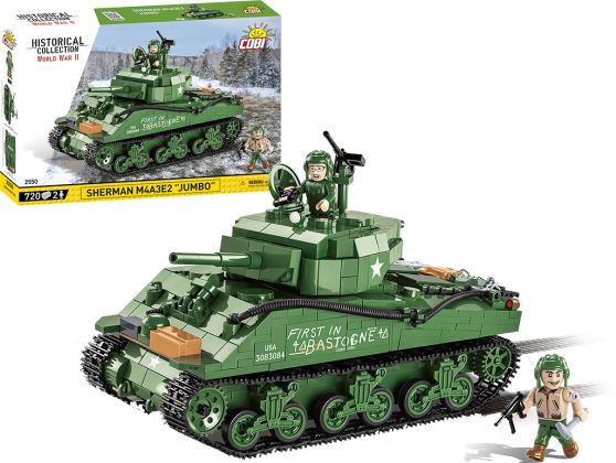 COBI Collection Historique (Historical Collection) 2550 Sherman M4A3E2 Jumbo