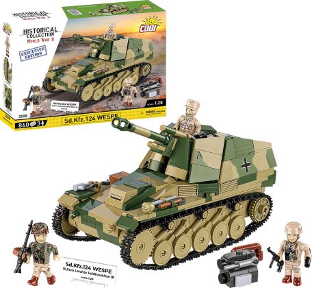 COBI Collection Historique (Historical Collection) 2598 Sd.Kfz.124 Wespe - Executive Edition