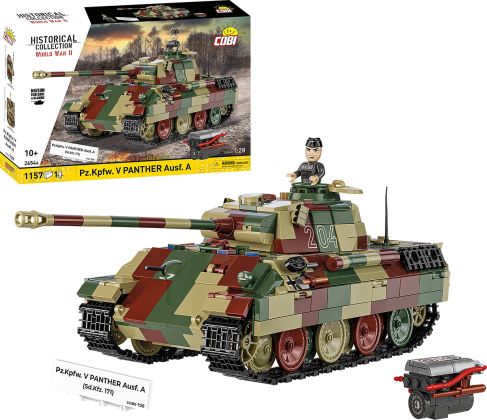 COBI Collection Historique (Historical Collection) 2654A Pz.Kpfw. V Panther Ausf. A