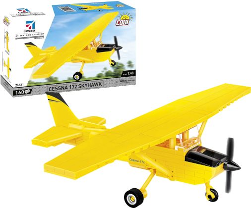 COBI Action Town 26621 Cessna 172 Skyhawk-Yellow