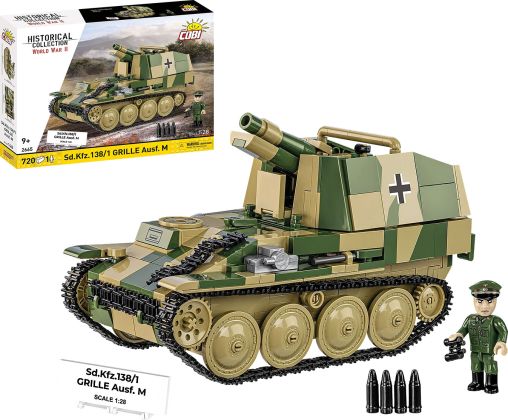 COBI Collection Historique (Historical Collection) 2665 Sd.Kfz. 138/1 Grille Ausf. M