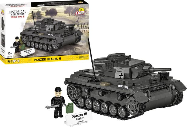 COBI Collection Historique (Historical Collection) 2672 Panzer III Ausf.H