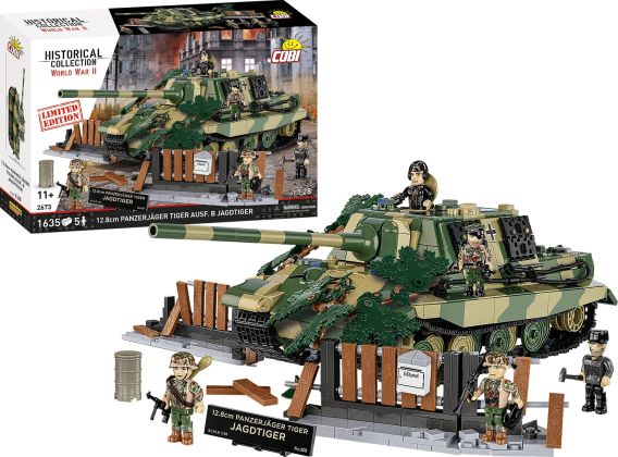 COBI Collection Historique (Historical Collection) 2673 Panzerjäger Tiger Ausf.B Jagdtiger - Limited Edition