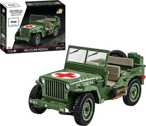 COBI Collection Historique (Historical Collection) 2806 Willys MB Medical Jeep