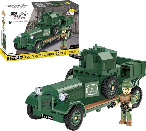COBI Collection Historique (Historical Collection) 2988 Rolls-Royce Armoured Car 1920 Pattern Mk I